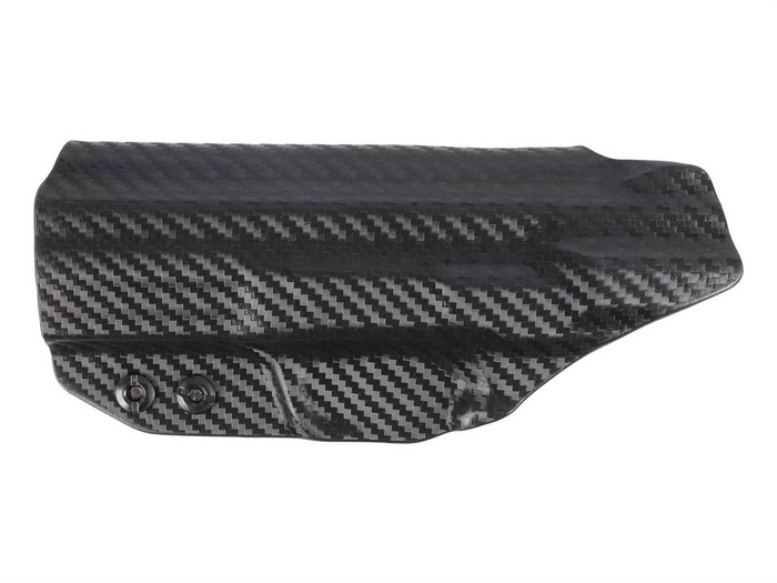 Concealment Express Smith & Wesson Shield 9EZ 9mm Right Handed Holster Kydex Carbon Fiber IWB User Adjustable - Right Side View